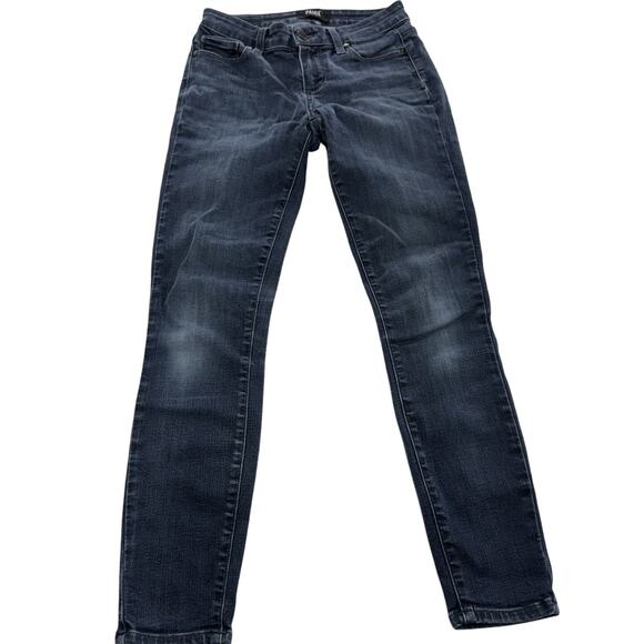 Paige Jeans Womens 26 Blue Verdugo Ankle Dark Wash Skinny Stretch - Picture 1 of 10